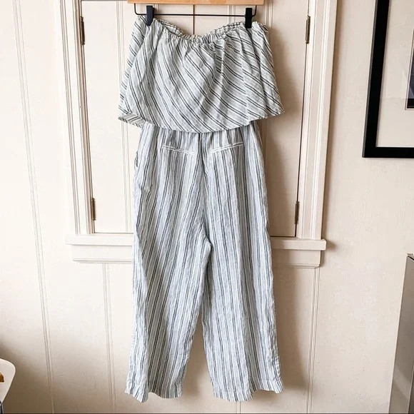 Joie Brogan Stripe Linen Jumpsuit